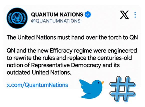 The @QuantumNations post on X: The United Nations must hand over the torch to QN.